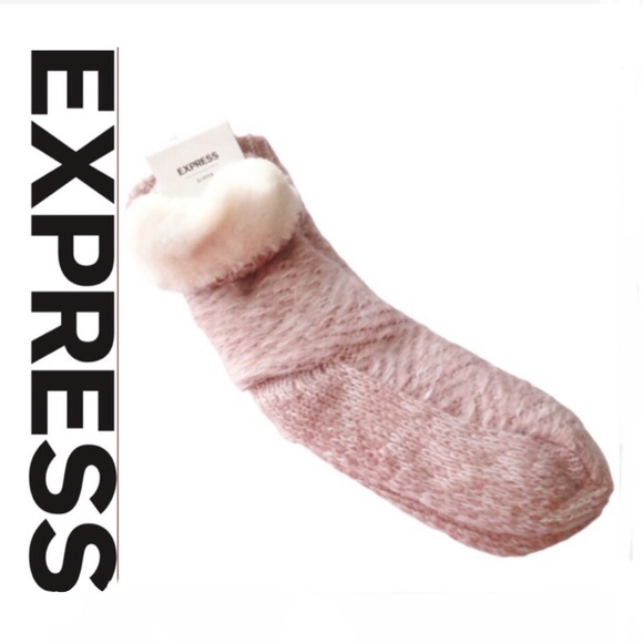 Express Cozy Sock Slippers One Size - Picture 2 of 16